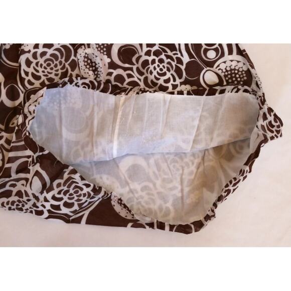 TIBI New York 2 CUTE! Brown Floral Sundress Beaded String Straps - Picture 10 of 11